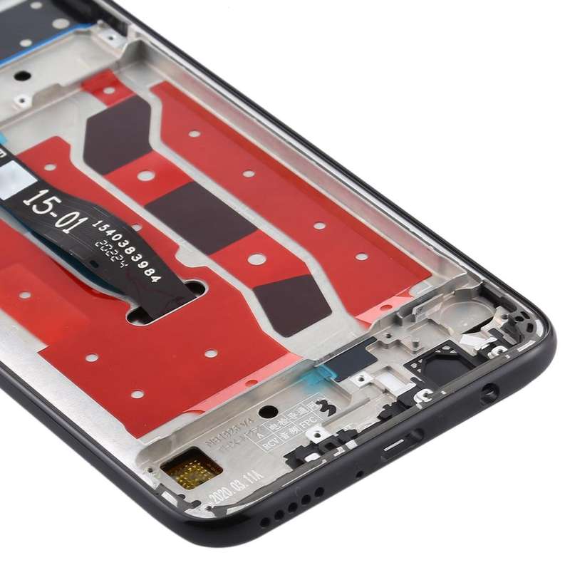 OEM LCD Screen for Huawei P40 Lite Digitizer Full Assembly with Frame(Black)