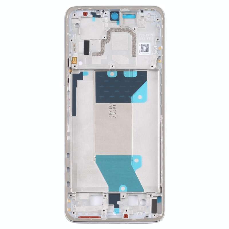 Front Housing LCD Frame Bezel Plate for Xiaomi Redmi K50 / Redmi K50 Pro(Silver)