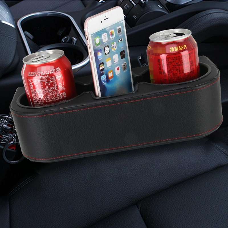 Car Seat Crevice Storage Box Cup Drink Holder Auto Pocket Stowing Tidying for Phone Pad Card Coin...