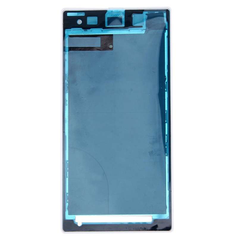Front Housing LCD Frame Bezel Plate  for Sony Xperia Z1 / C6902 / L39h / C6903 / C6906 / C6943(Wh...