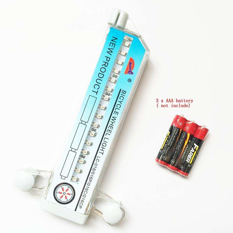 Bike Cycling Bicycle Tire Valve 32 Led Flash Spoke Wheel Light(32LEDs)
