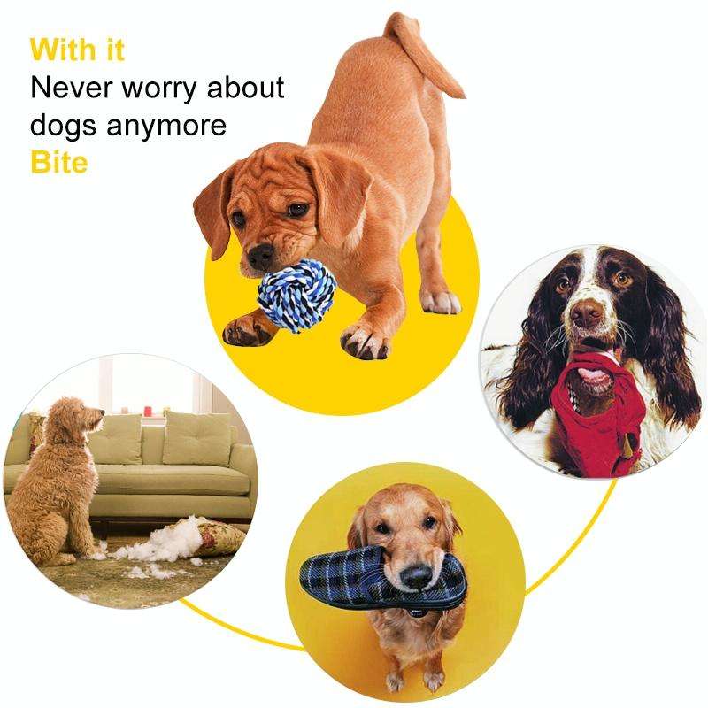 Cotton Rope Ball for Pets / Dog Cat Toy, Diameter 7.5cm (Random Color Delivery)