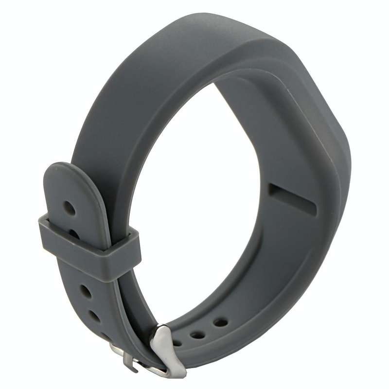 For Garmin Vivofit 3 Smart Watch Silicone Watch Band, Length: about 24.2cm(Grey)
