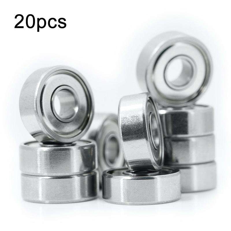 605zz 20pcs Miniature Bearings Silent Deep Groove Ball Bearings