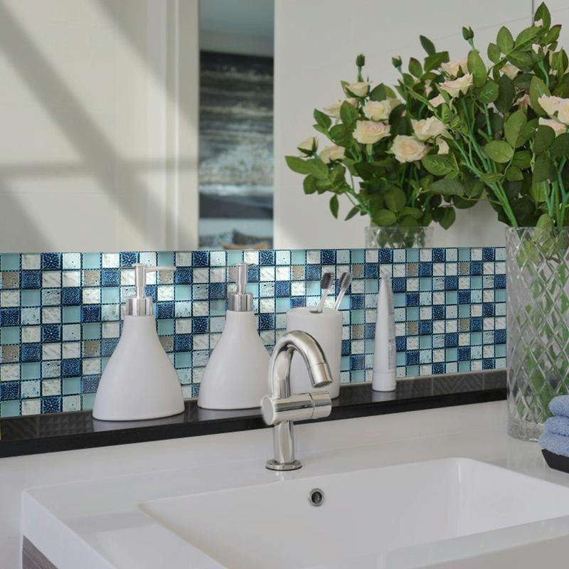 20 PCS / Set Kitchen Stove Oil-Proof Sticker Ceramic Tile Decoration Self-Adhesive Wall Sticker, ...