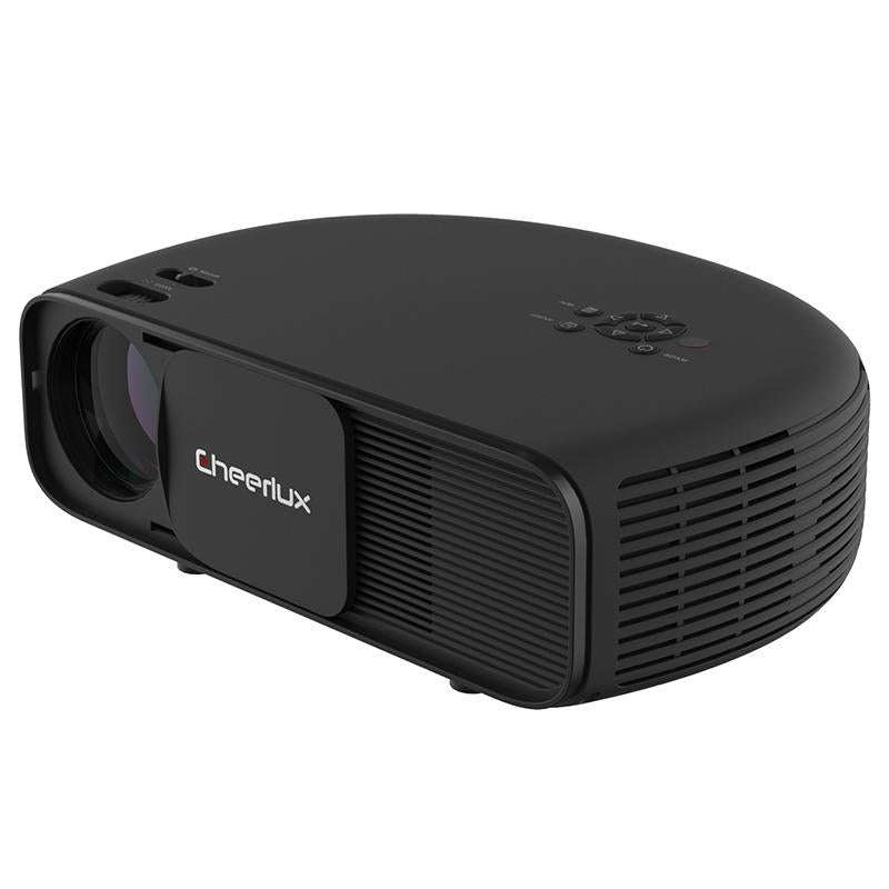 Cheerlux CL760 4000 Lumens 1920x1080 1080P HD Smart Projector, Support HDMI x 2 / USB x 2 / VGA /...