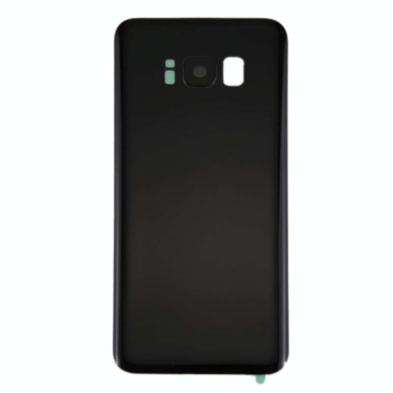For Galaxy S8+ / G955 Battery Back Cover with Camera Lens Cover & Adhesive (Black)