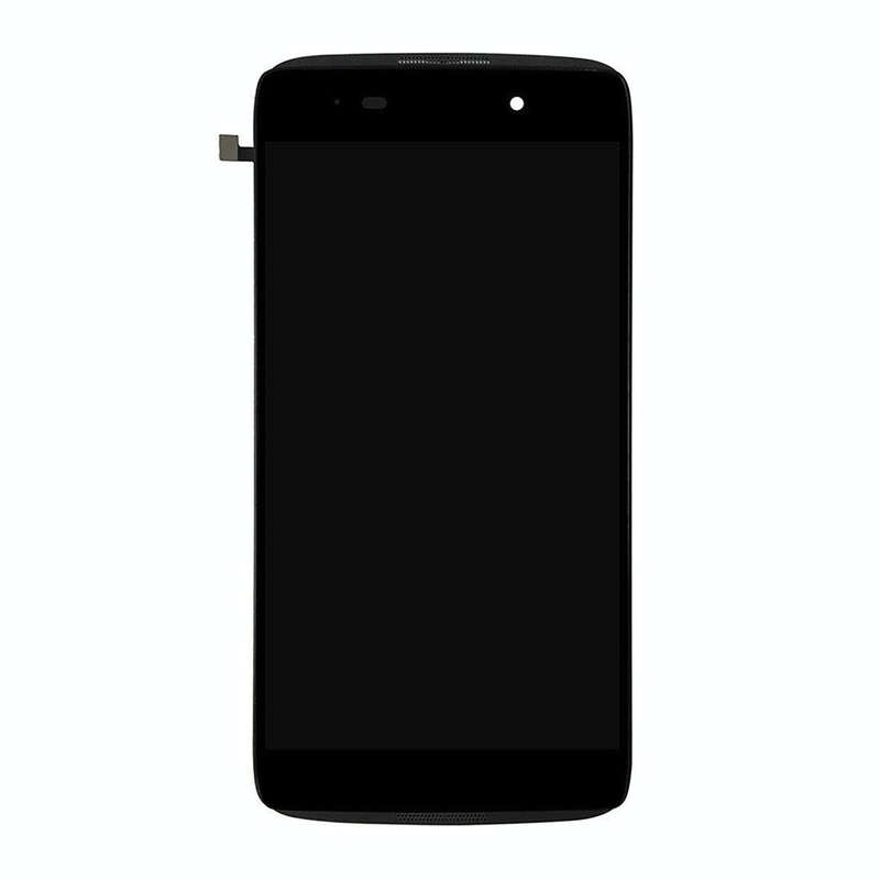 OEM LCD Screen for Alcatel One Touch Idol 3 4.7 LTE / 6039 Digitizer Full Assembly with Frame(Black)