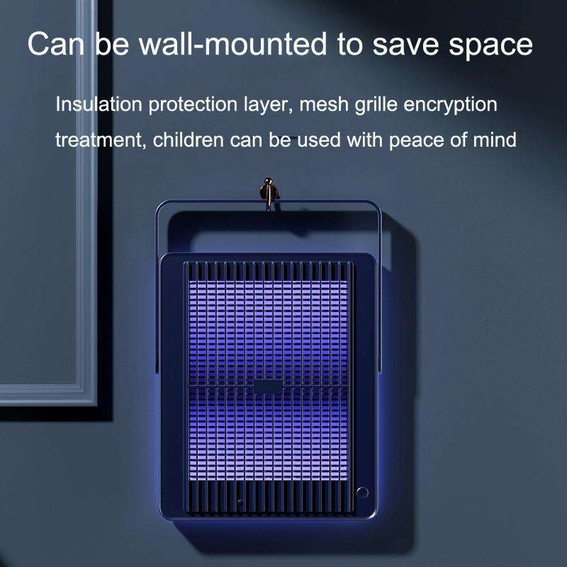 Indoor Outdoor Electric Mosquito Killer Light 2 In 1 Inhalation Mosquito Trap(Blue)
