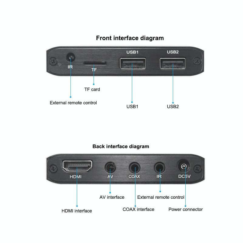 4K HD Player Single AD(UK)