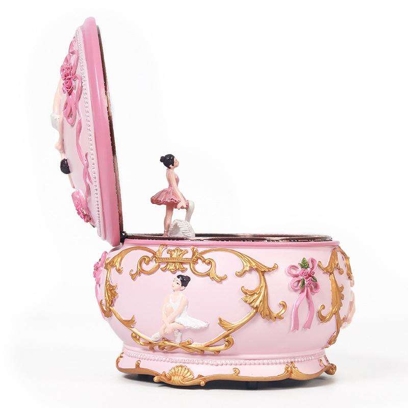 Ballet Girl Rotating Dancing Music Box Creative Birthday Gift, Music: Spirited Away