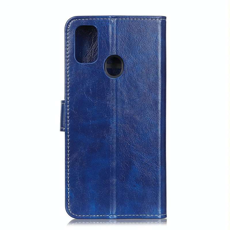 For ZTE Blade A7s 2020 Retro Crazy Horse Texture Horizontal Flip Leather Case with Holder & Card ...