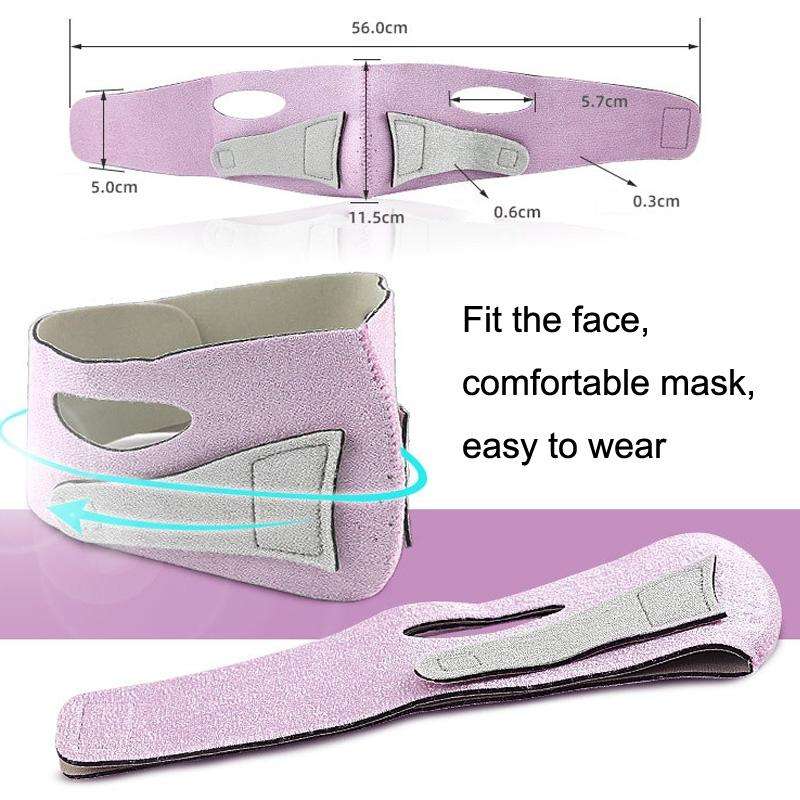 Facial Firming Lifting Treatment Face Mask(Light purple)