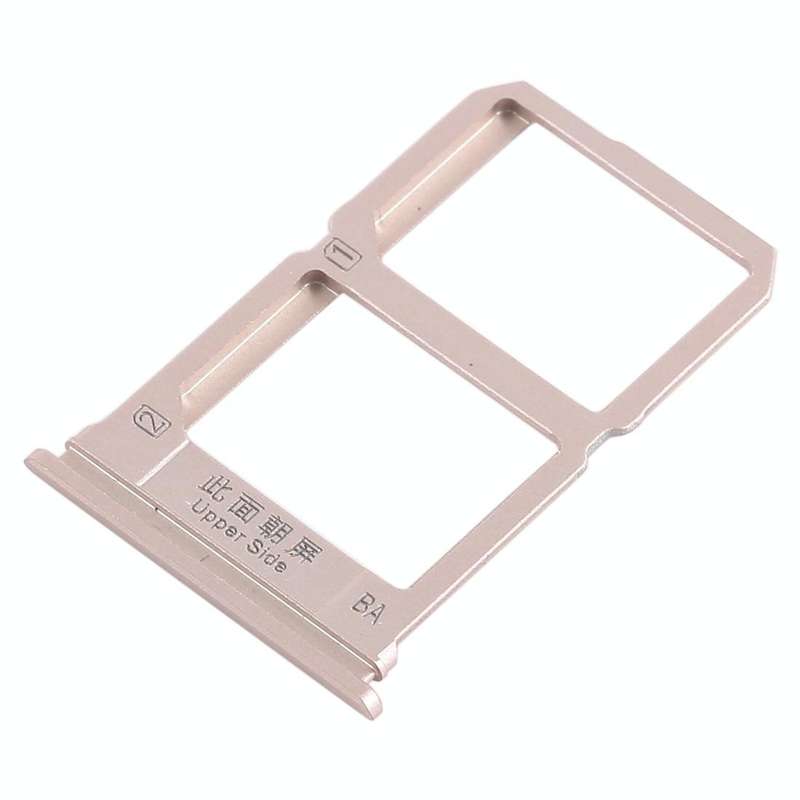 For Vivo X9 2 x SIM Card Tray (Gold)