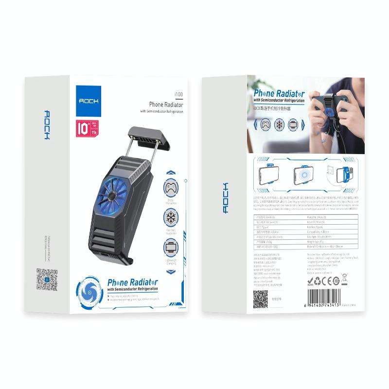 ROCK i100 Stretchable Semiconductor Cooling Mobile Phone Radiator for Phones Below 86mm Width, wi...
