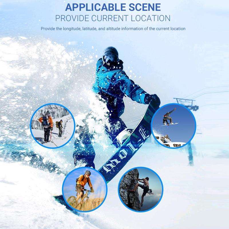 KH-12 Mini GPS Locator Outdoor Climbing Compass(65x52x21mm)