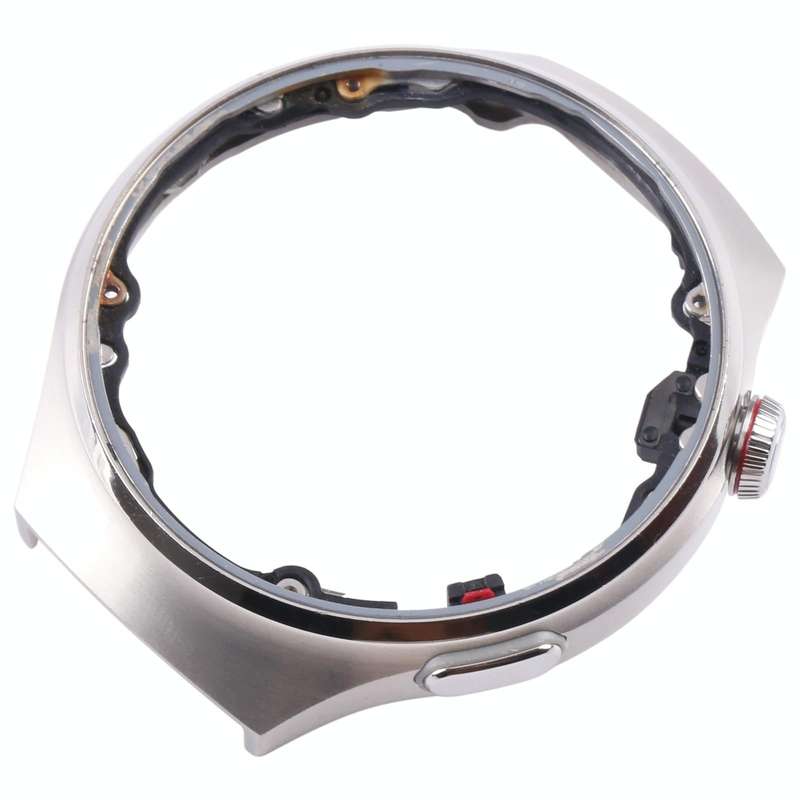 Original LCD Screen Frame Bezel Plate For Huawei Watch 4 Pro (Silver)