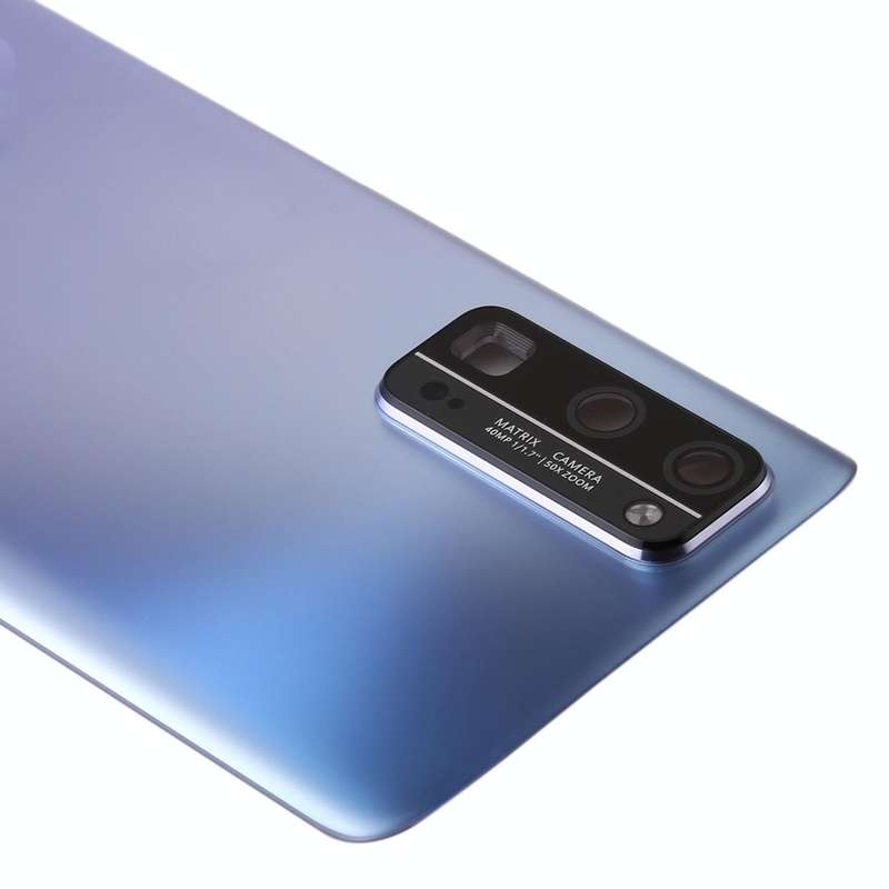 Original Battery Back Cover with Camera Lens Cover for Huawei Honor 30 Pro(Silver)
