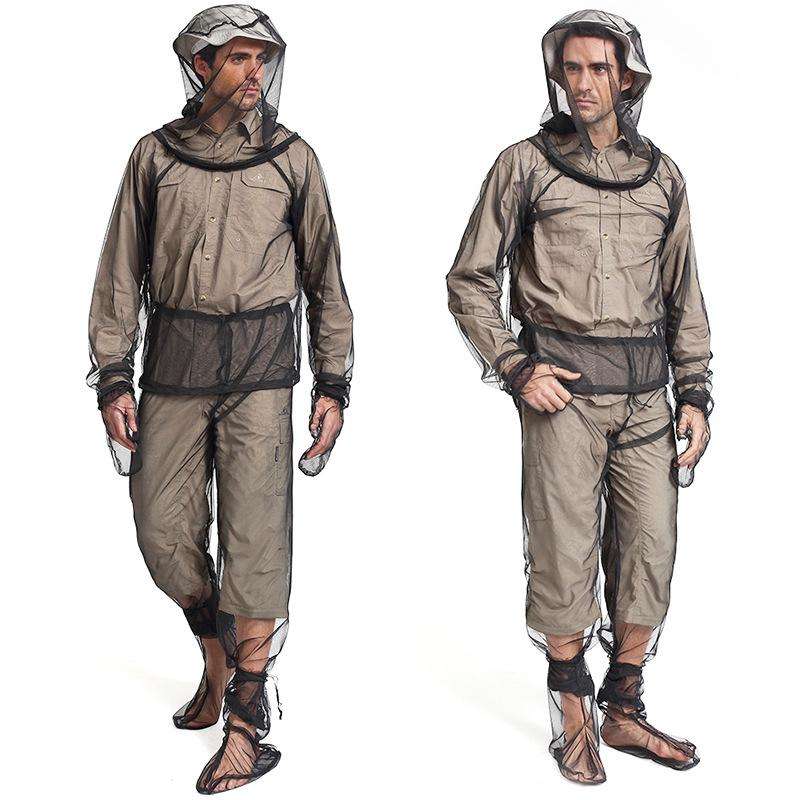 Camping Adventure Anti-Mosquito Suit Summer Fishing Breathable Mesh Clothes, Specification: Anti-...