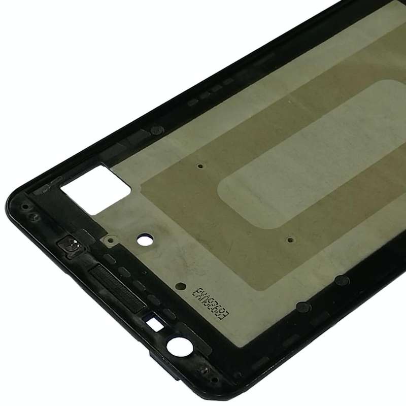 For Galaxy A7 (2018) / A750 Front Housing LCD Frame Bezel Plate (Black)