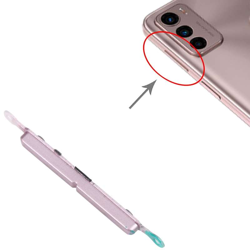 For Motorola Moto G42 Volume Control Button (Pink)
