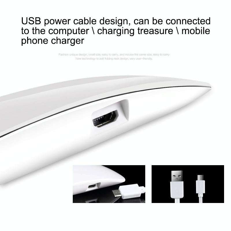 SUN mini 2 6W UV + LED USB Nail Lamp Fingernail Gel Curing Dryer(White)
