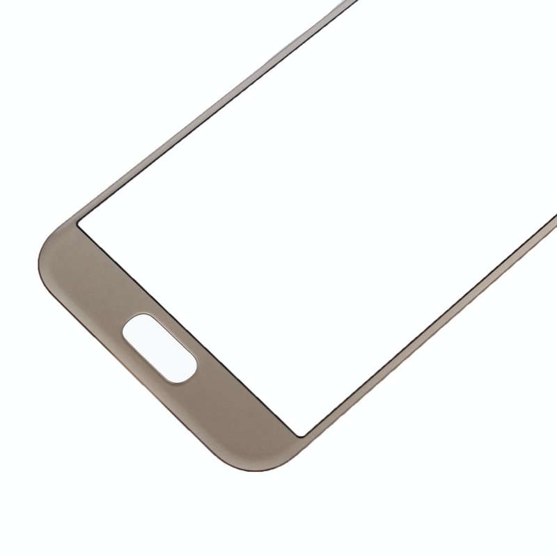 For Samsung Galaxy A5 (2017) / A520 10pcs Front Screen Outer Glass Lens (Gold)