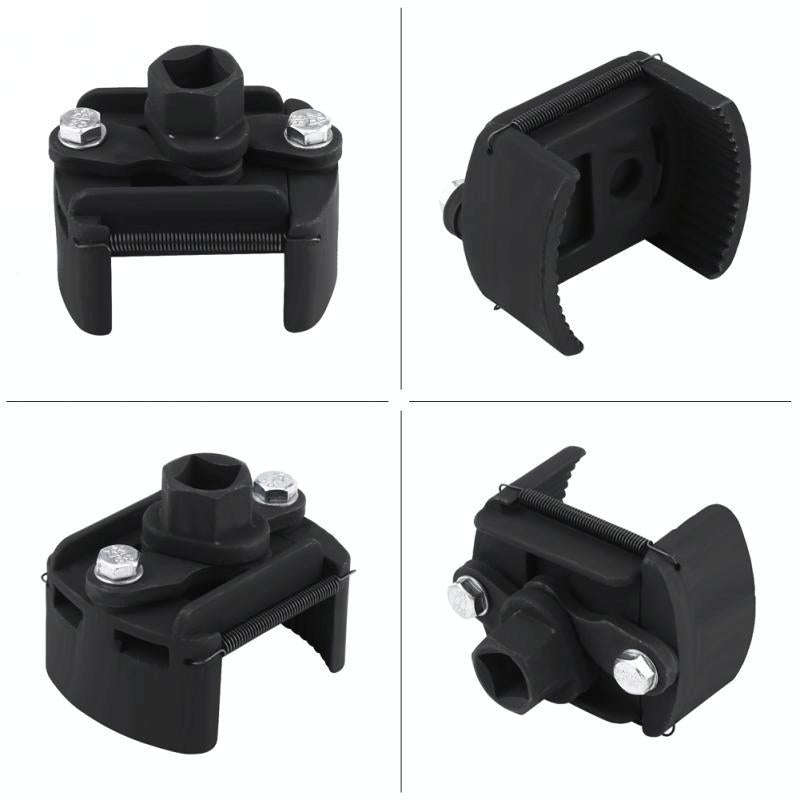 60mm-80mm Universal Cast Steel Adjustable 2 Jaw Oil Filter Wrench Fuel Remover Removal Tool Two-c...