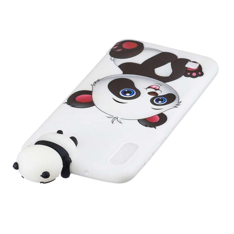 For Galaxy A10 Shockproof Cartoon TPU Protective Case(Panda)