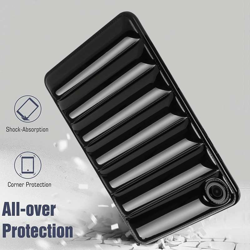 For Samsung Galaxy Tab S6 Lite P610 / P615 Eiderdown Cushion Shockproof Tablet Case(Black)