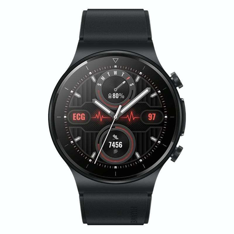 HUAWEI WATCH GT 2 Pro ECG Ver. Bluetooth Fitness Tracker Smart Watch 46mm Wristband, Kirin A1 Chi...