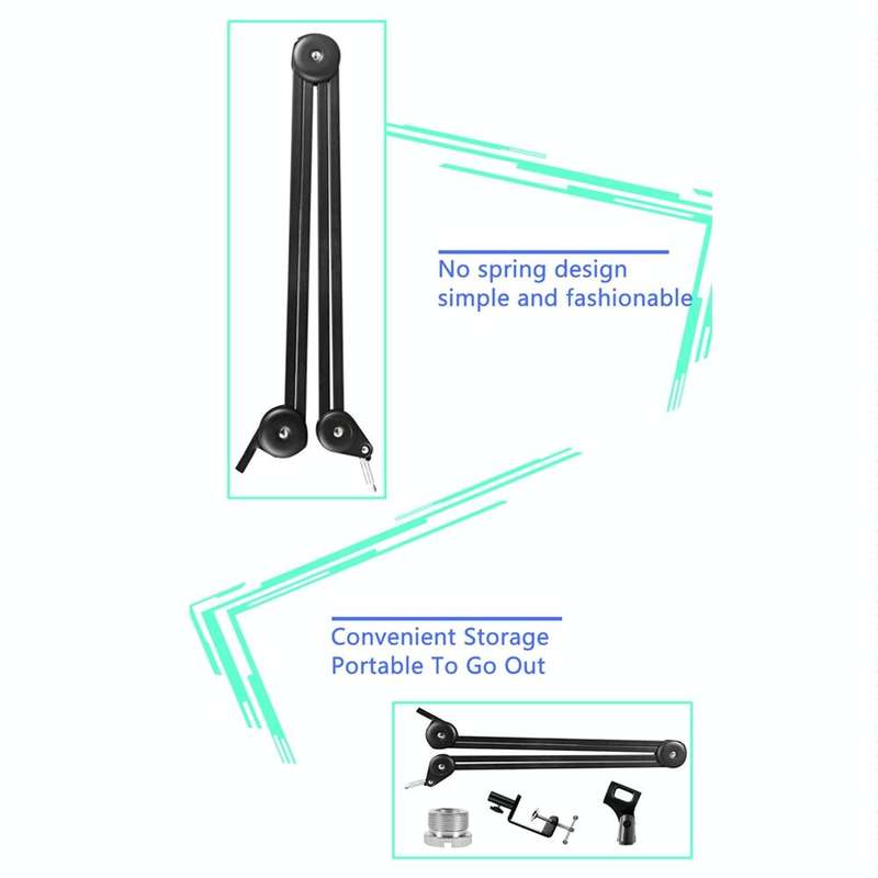 Microphone Desktop Cantilever Stent 360 Degree Rotating Bracket(GAZ-40 W)