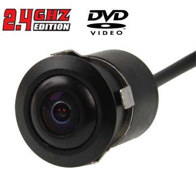 2.4G DVD Wireless Car Rearview Reversing Parking Backup Color Camera, Wide viewing angle: 120 Deg...
