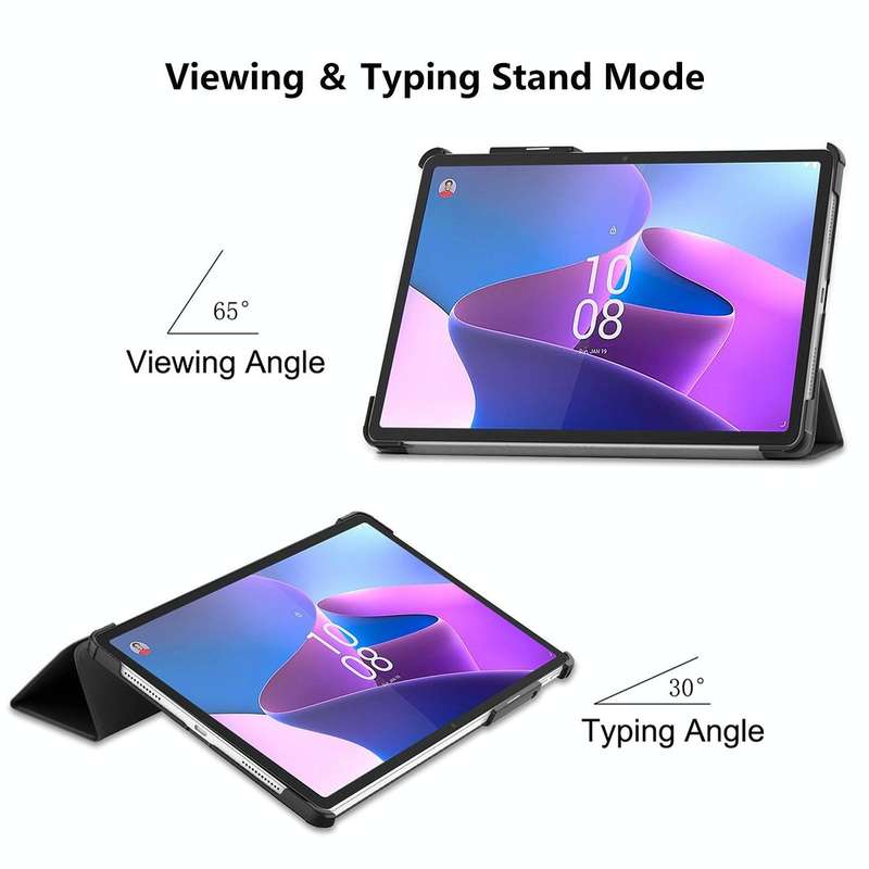 For Lenovo Tab P11 Pro Gen2 11.2 inch 2022 ENKAY Tri-fold Custer Texture Leather Stand Smart Case...