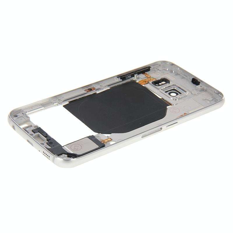For Galaxy S6 / G920F Back Plate Housing Camera Lens Panel  with Side Keys and Speaker Ringer Buz...