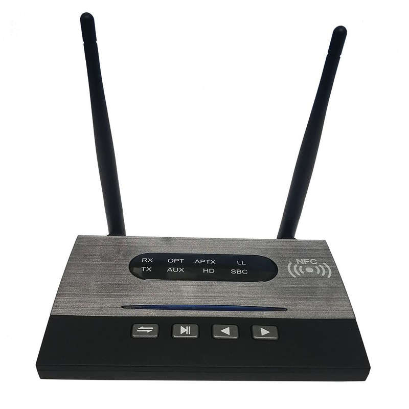 B22 Bluetooth 5.0 Transmitter Receiver APTx-HD LL Optical NFC Audio Adapter 3.5mm RCA AUX for TV ...