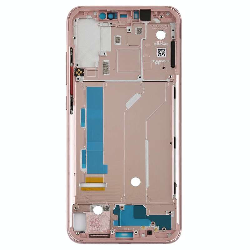 Middle Frame Bezel with Side Keys for Xiaomi Mi 8 (Rose Gold)