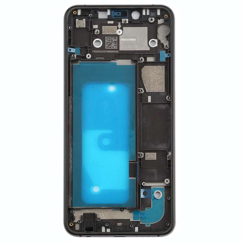 For Galaxy A6s  Middle Frame Bezel Plate (Black)
