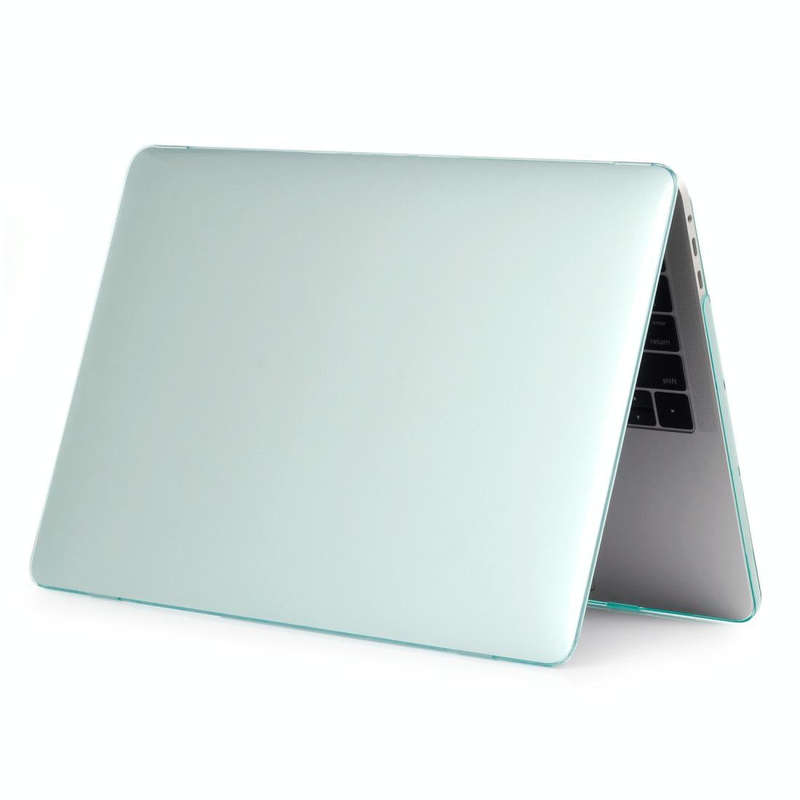 Laptop Crystal Style PC Protective Case for MacBook Pro 15.4 inch A1990 (2018) (Green)