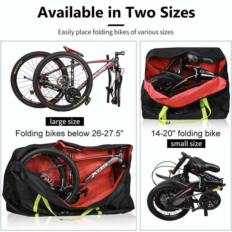WEST BIKING Folding Bicycle Bag Bicycle Storage Bag Large Black