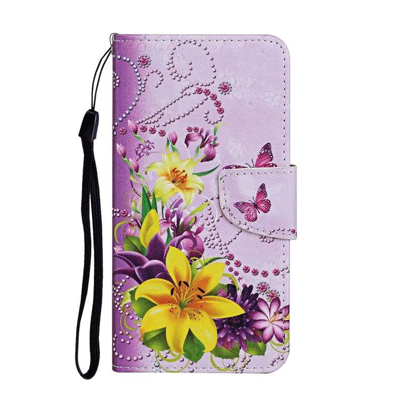 For Samsung Galaxy A70 Colored Drawing Pattern Horizontal Flip Leather Case with Holder & Card Sl...