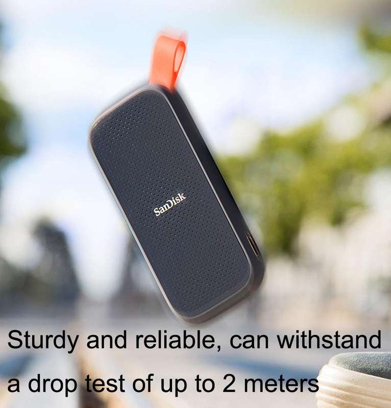 SanDisk E30 High Speed Compact USB3.2 Mobile SSD Solid State Drive, Capacity: 1TB