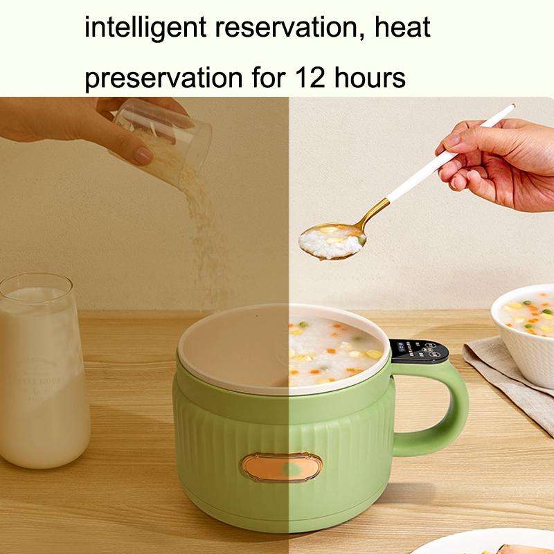 MC12B Small Multi-Functional Home Dormitory Instant Noodles Cooking Pot Non-Stick Electric Hot Po...