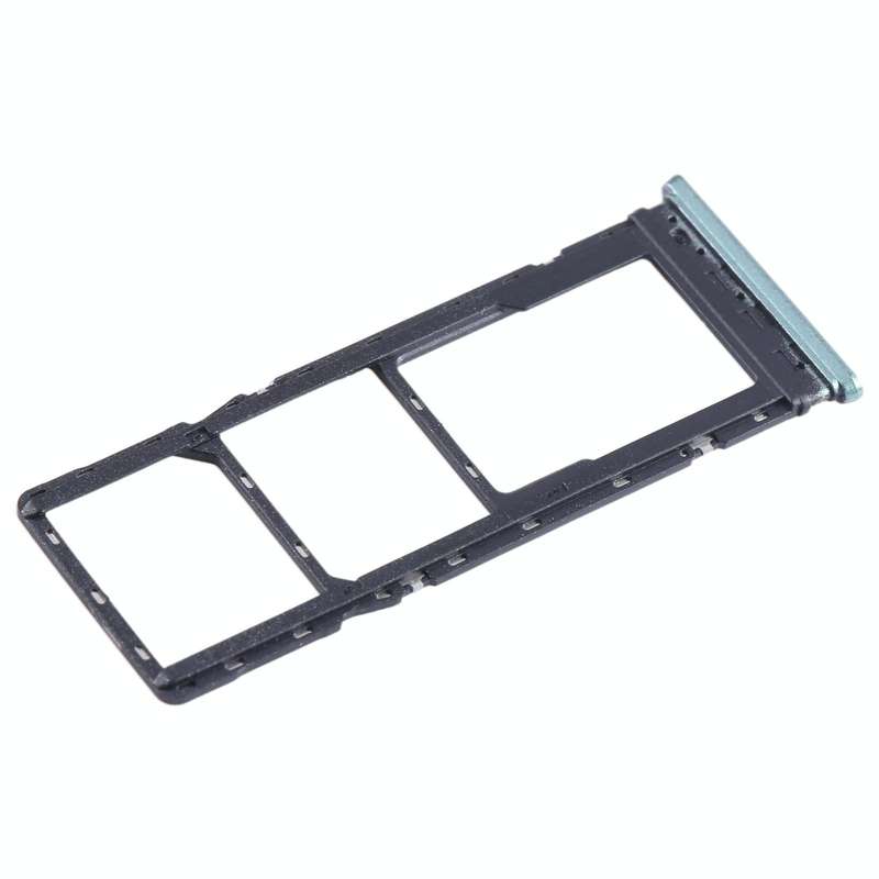 For Infinix Hot 20i X665 SIM Card Tray + SIM Card Tray + Micro SD Card Tray (Green)