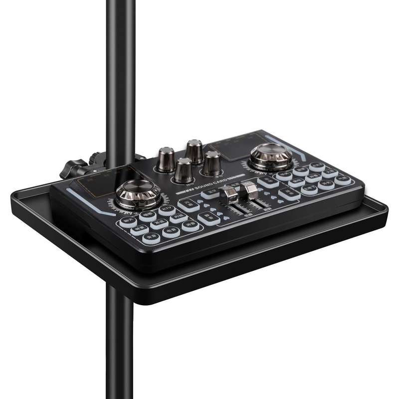 PULUZ Standard Version Live Tripod Sound Card Tray, Size: 16.5 x 22cm (Black)