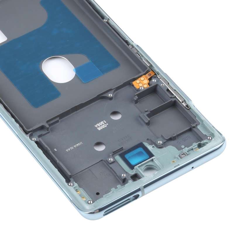 For Samsung Galaxy S20 FE Middle Frame Bezel Plate With Accessories (Blue)