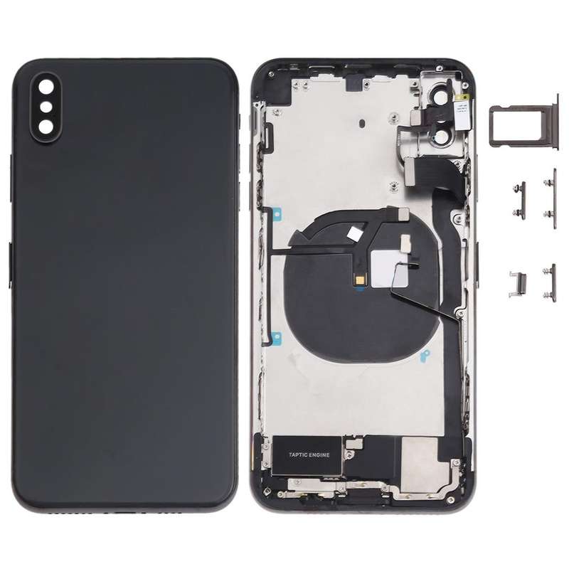 Battery Back Cover Assembly (with Side Keys & Speaker Ringer Buzzer & Motor & Camera Lens & Card ...