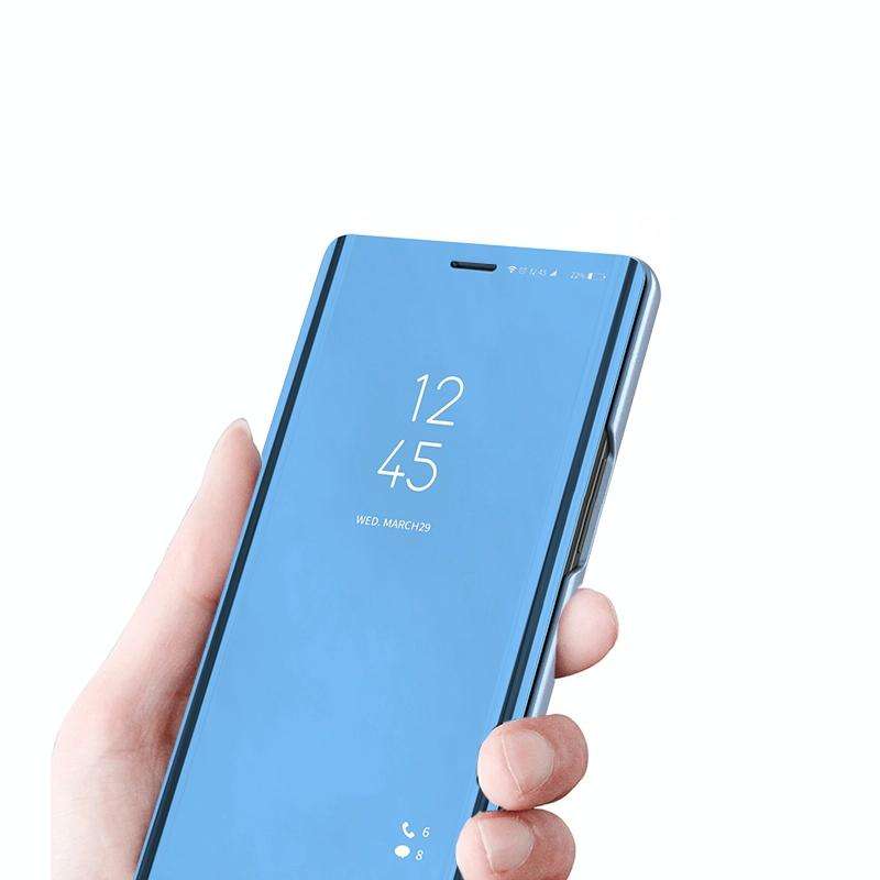 For Galaxy M60S / A81 / Note 10 Lite Plated Mirror Horizontal Flip Leather Case with Holder(Purpl...