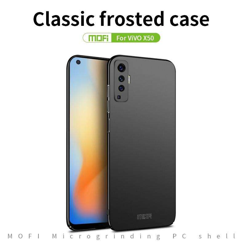 For Vivo X50 MOFI Frosted PC Ultra-thin Hard Case(Blue)