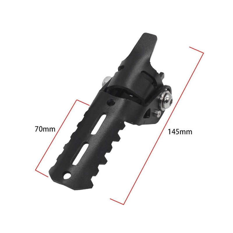 For BMW R1250GS R1200 GS ADV Motorcycle 22-25mm Front Folding Foot Pegs Footrests Clamps (Black S...